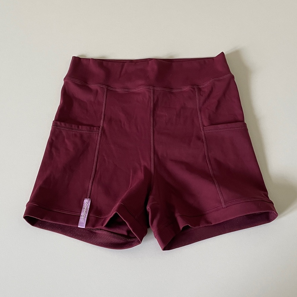 GLOWMODE Bike Shorts Athleisure Athletic Shirts Wine